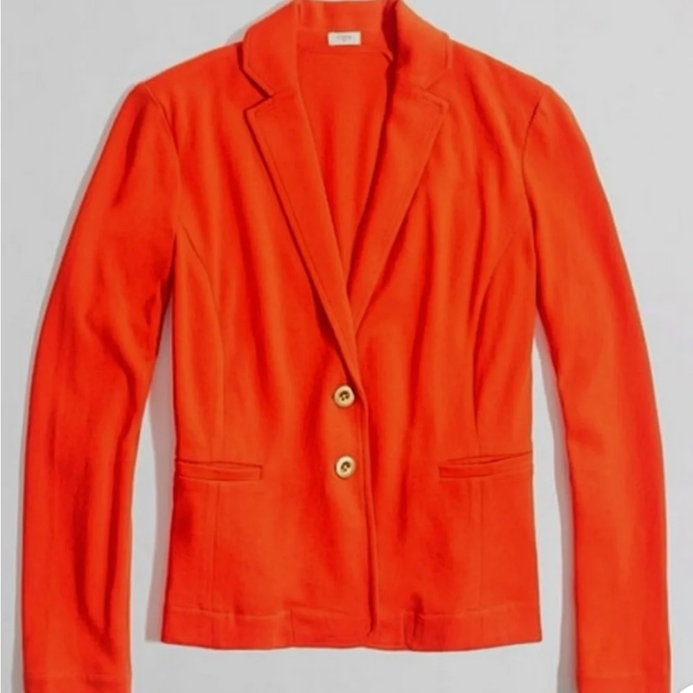 J. Crew Bold knit Blazer